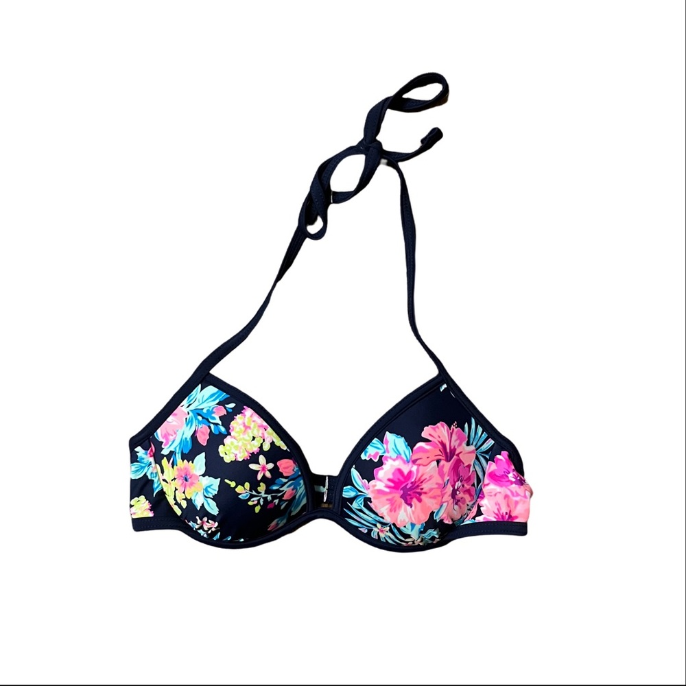 Floral Push-Up Bathing Suit Top